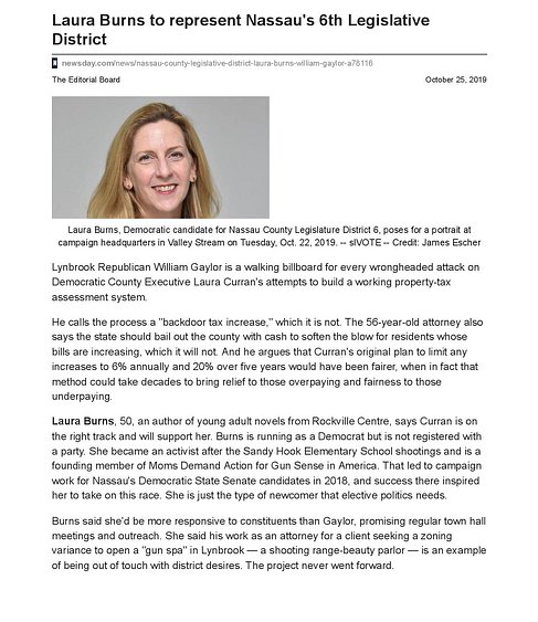 newsday.com-Laura Burnsto represent Nassaus 6thLegislative District-page-001